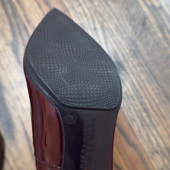 HISPANICITAS BURGUNDY BOW shoes - Picture 4 of 7